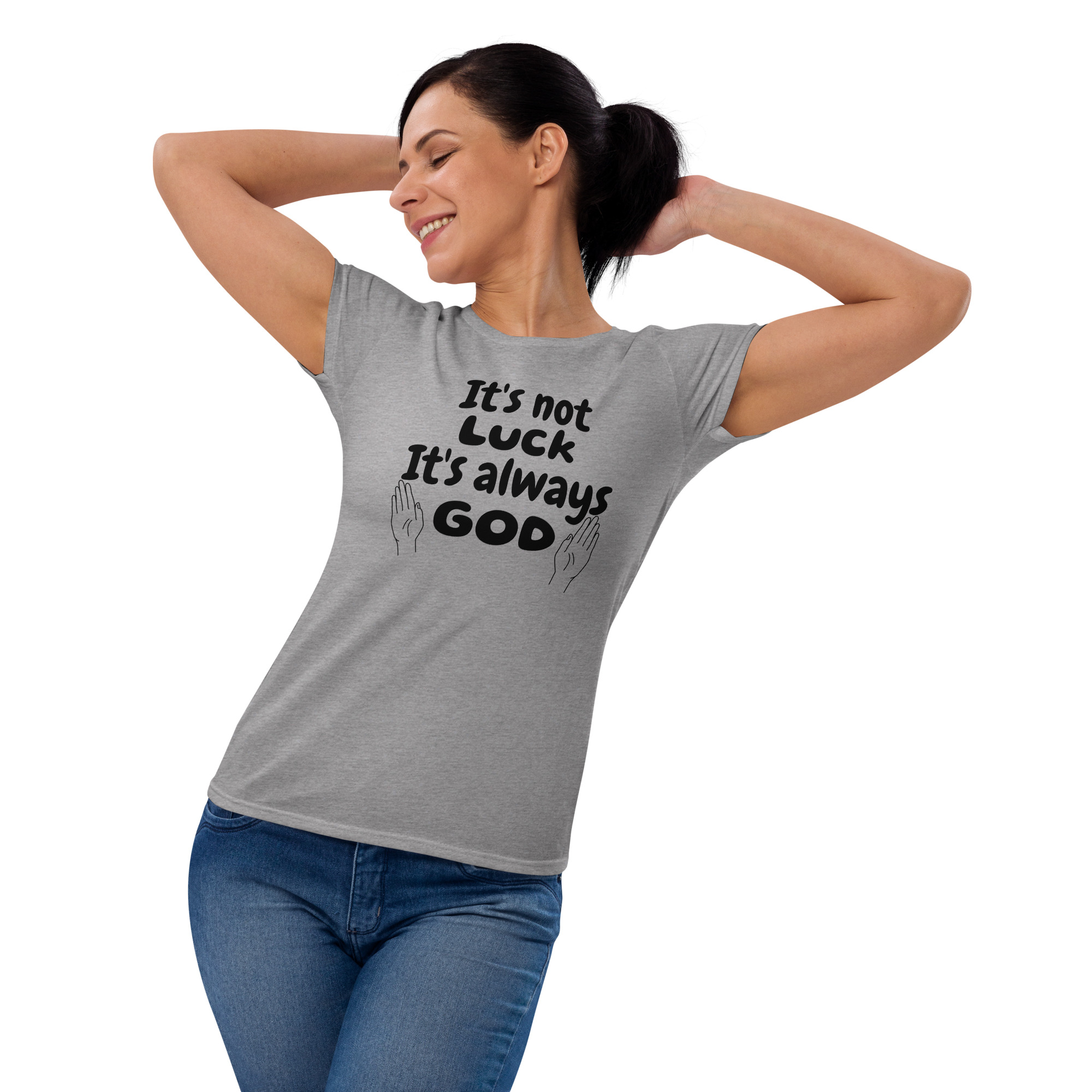 Always God Women's Short Sleeve Tee - Image 6