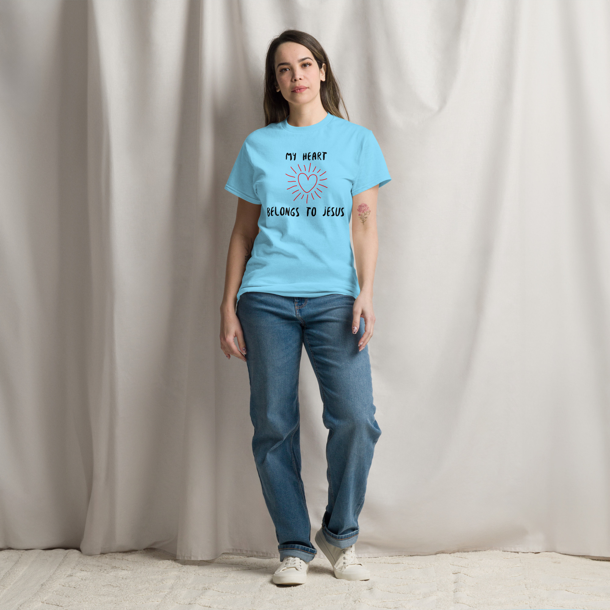 My Heart Belongs to Jesus - Classic Tee - Image 4