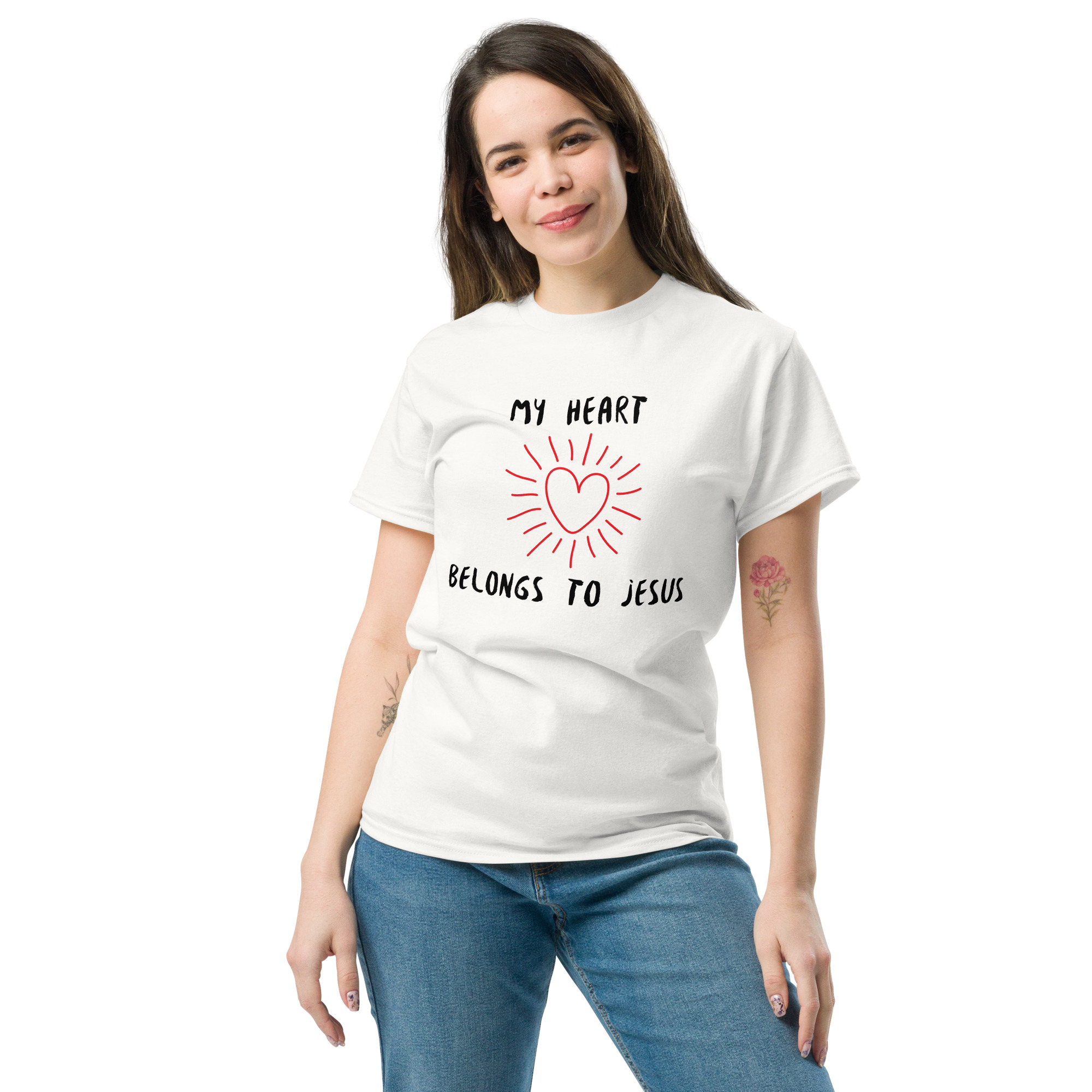 My Heart Belongs to Jesus - Classic Tee - Image 6