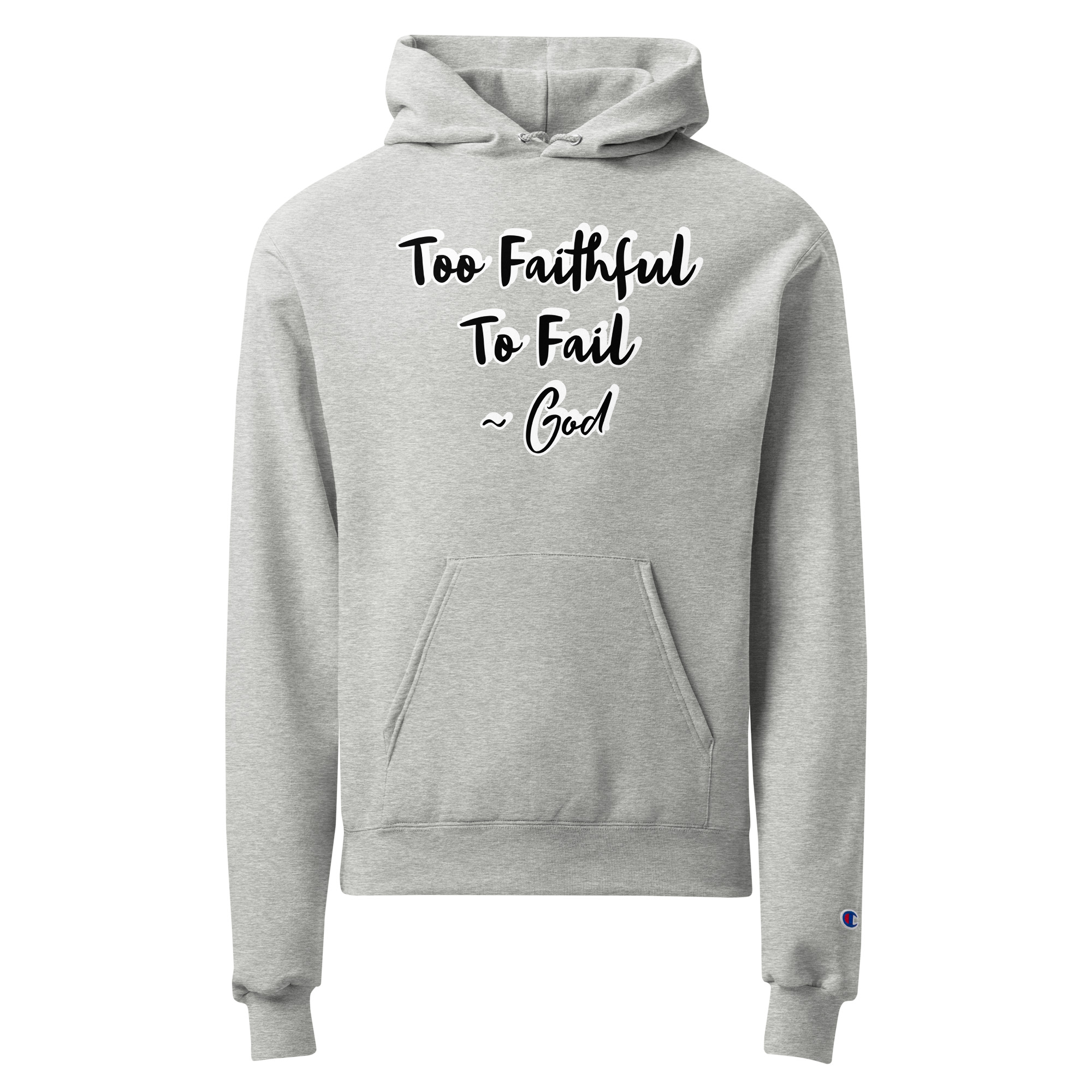 Too Faithful Unisex Champion hoodie - Image 7