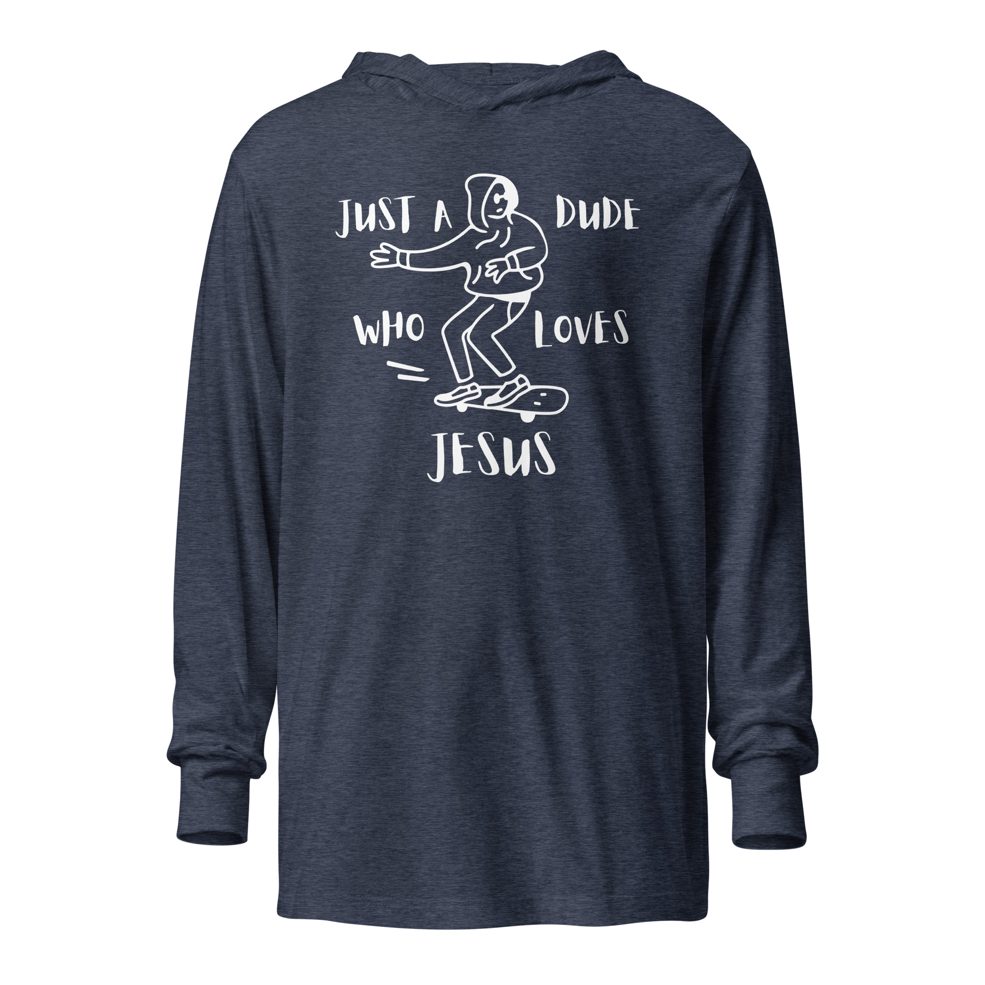 Just a Dude Hooded long-sleeve tee - Image 7