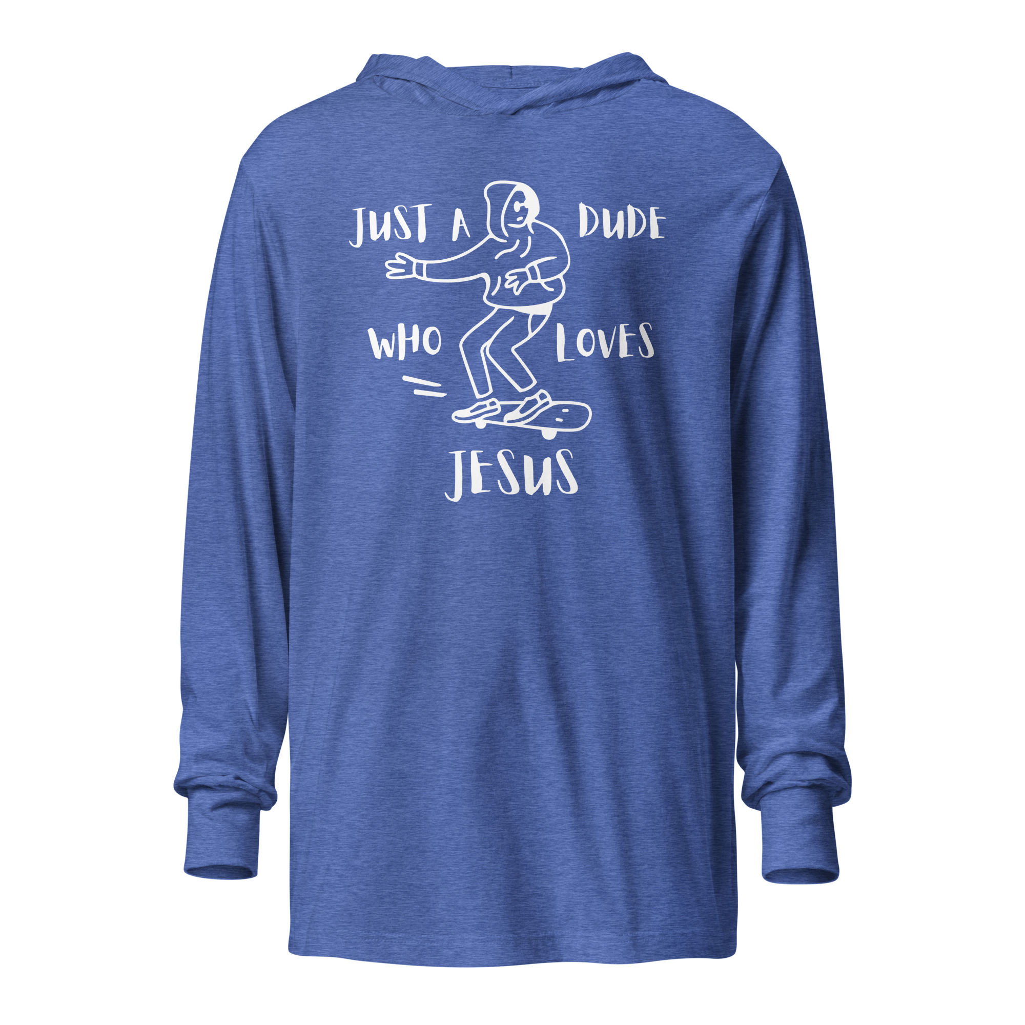 Just a Dude Hooded long-sleeve tee - Image 9